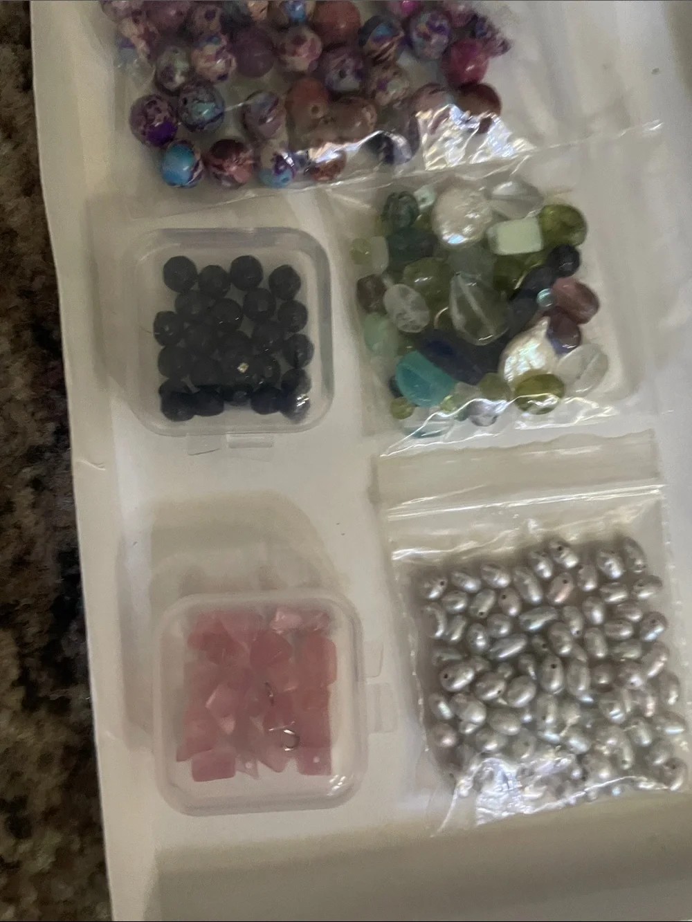 🖤5/$25 beads real pearl gemstone
